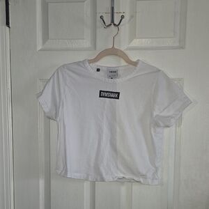 Gymshark White Crop Top